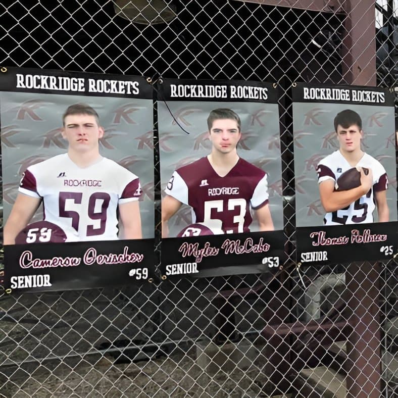 School Senior Player Banners