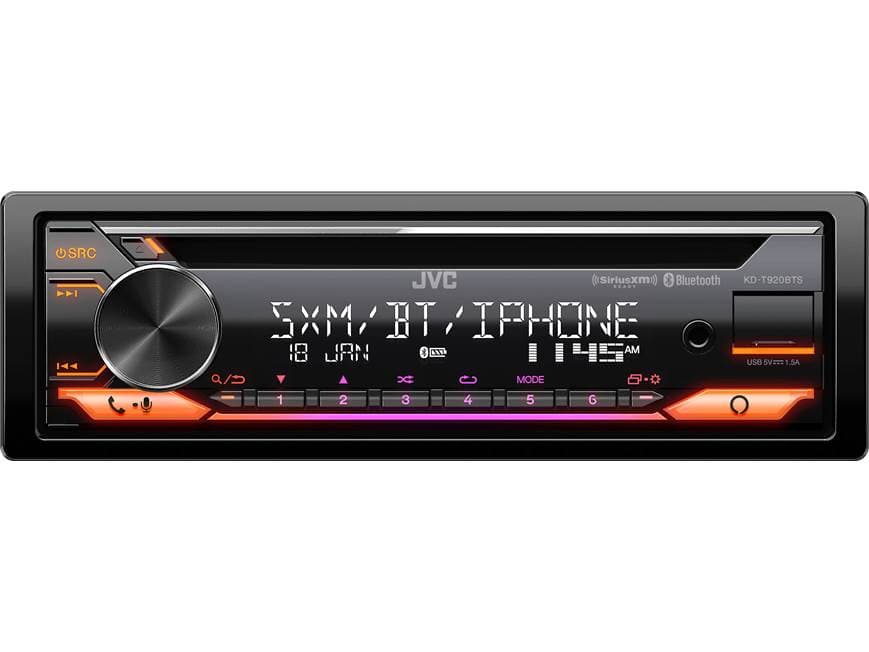 JVC KD-T920BTS CD Receiver with Bluetooth and Amazon Alexa