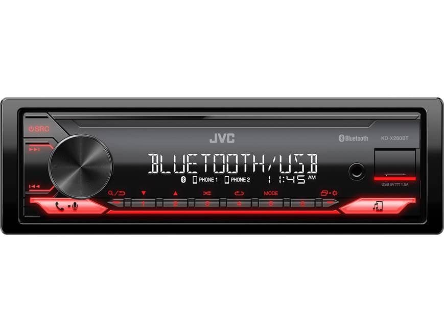 JVC KD-X280BT Digital Media Receiver with Bluetooth