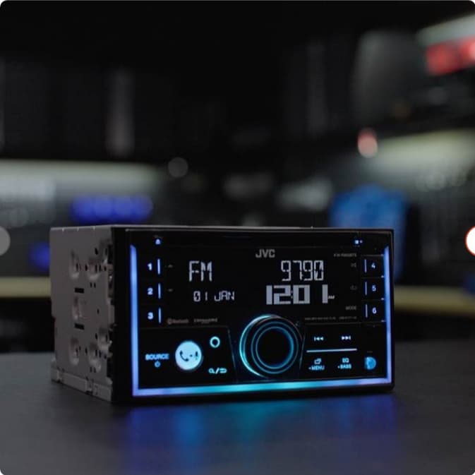 JVC KW-R950BTS Double-DIN CD Receiver with Bluetooth