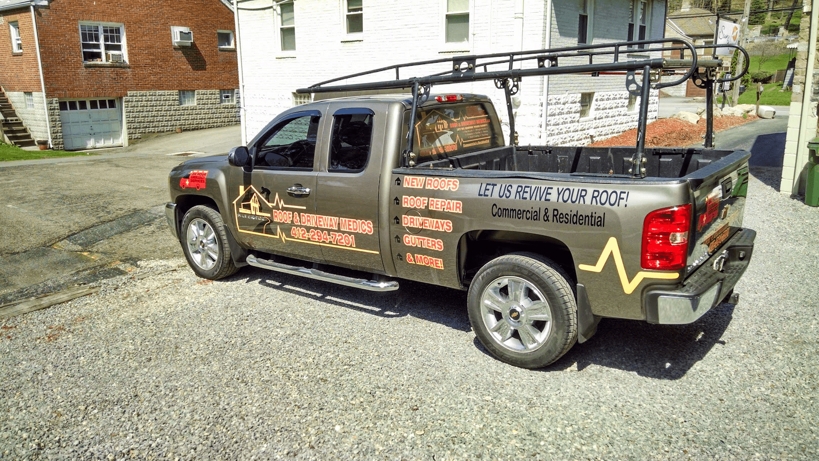 Roofing Contractor Vehicle Graphics